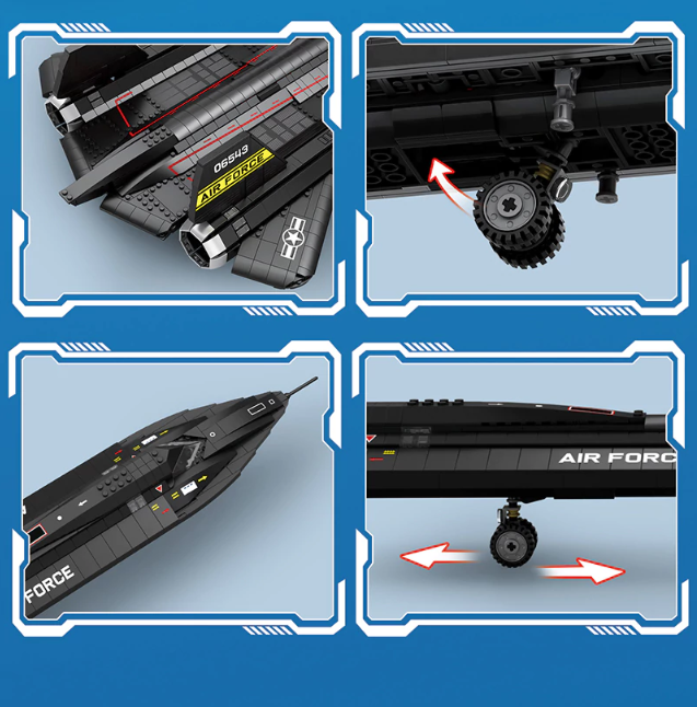 SR-71 Blackbird - 1733 pcs