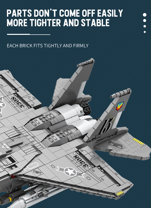 F15E Strike Eagle Bomber Jet - 1988 pcs