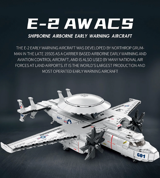 E-2 Hawkeye Aufklärungs- und Frühwarnflugzeug - 1144 pcs
