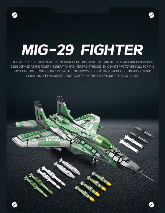 MiG-29 Fighter Jet - 1387 pcs