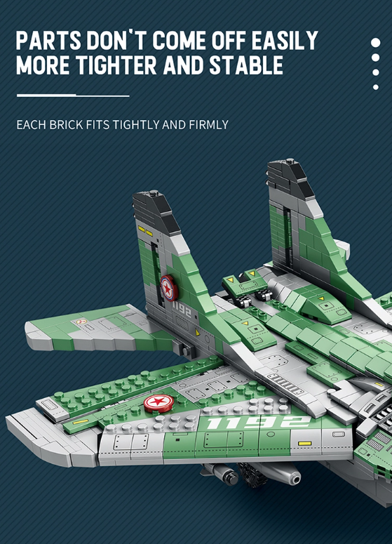 MiG-29 Fighter Jet - 1387 pcs